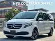 Recon 2022 Mercedes Benz V220D 2.2 Diesel AMG Line MPV Unregistered 7 Seater 7 Speed Auto Paddle Shift AMG Body Styling AMG Multi Function Steering AMG