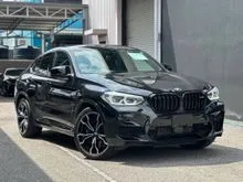 2021 BMW X4M Competition 3.0 SUV, Ready Stock, Harman Kardon Sound, 360 Camera, Ambient Light, Sport Seats, HUD, Sport Tailpipes, Super SUV, M Power