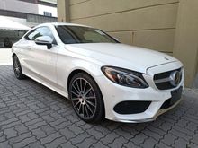 2016 MERCEDES BENZ C180 1.6L TURBO AMG COUPE FREE 5 YEAR WARRANTY