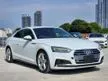 Recon 2019 Audi A5 2.0 TFSI Quattro S Line Sportback Hatchback. FREE up to 7 YEARS PREMIUM WARRANTY, FREE TINT, FREE COATING & MANY MORE.