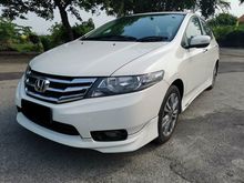 TRUE YEAR 2013 # Honda City 1.5 E i-VTEC # FULL SERVICE HONDA # 1 OWNER # MODULO BODYKIT # FREE ACCIDENT