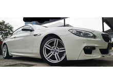 2013 BMW 640i M-SPORT COUPE 3.0 TWIN POWER TURBO JAPAN SPEC UNREG CAR SELLING PRICE ONLY ( RM 278,000.00 NEGO ) WHITE COLOR ( 1572 ) 2 DOOR