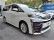 Recon 2019 Toyota Vellfire 2.5 Z A MPV 7 SEATER FREE 5 YEARS WARRANTY UNREG