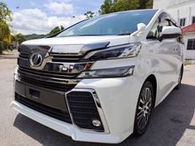 2016 Toyota Vellfire 2.5 Z G Edition MPV **PRICE Included SST**CLEARANCE SALES**2 POWER DOOR**POWER BOOT**ALPINE**UNREG**JAPAN SPEC