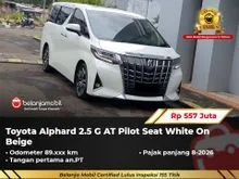 2018 Toyota Alphard 2.5 G MPV Pilot Seat 2018/2019 [ GARANSI 5TH ]