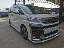 2018 Toyota Vellfire 2.5ZG HIGH SPEC ORIGINAL 18K KM GRADE 5 A SUNROOF 3LED DIGITAL INNER MIRROR 5YEARS WARRANTY UNREGISTER