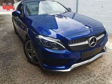 2016 Mercedes-Benz C300 2.0 Coupe Full Spec With Panroof,Burmester Surround Sound System,Memory Seat,Blue Colour