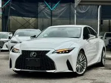 2021 Lexus IS 300 2.0 VERSION L / GRADE 5A / LOW MILEAGE / 360 CAM / BSM / 6 Years Warranty with LOW PROCESSING FEE