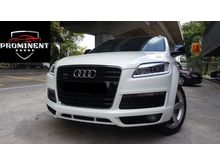 Audi Q7 S-LINE POWER BOOT NEW FACELIFT 1 YEAR WARRANTY 2010,LED LIGHTS,ORIGINAL S-LINE FULL SPEC,3 DVD PLAYERS,GPS SYSTEM,7 SEATER,ONE DATO OWNER