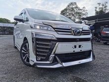 2018 Toyota Vellfire 2.5 ZG ALPINE PLAYER 3LED 3CAM ORIGINAL JAPAN HD SUNROOF MOONROOF, MODELLISTA BODYKIT UNREG