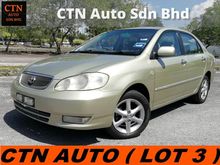 2003 Toyota Corolla Altis 1.8 (A) VVTi ENGINE G-SPEC HI-SPEC TRUE YEAR MAKE & CONDITION
