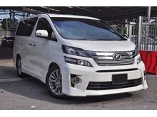 2014 Toyota Vellfire 2.4 Z Golden Eyes * SUN ROOF * New Facelift * Original Mileage 76k KM Only