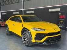 2021 Lamborghini Urus 4.0 URBAN NERO CARBON KIT NERO HERELENE BANG & OLUFSEN 3D SOUND HUD SOFT CLOSE DOORS FULL ADAS BSM 360 CAM Q CITURA SEAT RIVIERA