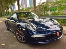 **C4S ,SPORT CHRONO,SPORT EXHAUST,BOSE SOUND,SUNROOF,FULL SERVICE RECORD,SPORT PLUS MODE**2014 Porsche 911 3.8 Carrera 4S Coupe