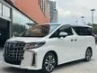 Recon 2021 TOYOTA ALPHARD SC WITHOUT SUNROOF READY STOCK PILOT SEAT / Warranty Up to 5 Years / Price Year End PROMOTION