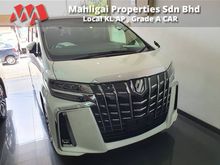 2018 UNREG Toyota Alphard 2.5S C-Package Original Mileage 3,865KM with Sunroof & Roof Monitor