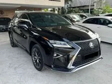 2016 Lexus RX 200t 2.0 F Sport (IMPORT BARU) / 4 CAMS 360 CAMERA / LOCAL SPEC / DRIVER MEMORY SEAT / REAR ELECTRIC SEAT / 4 TYRE MICHELIN LIKE NEW