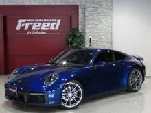 2024 Porsche 911 3.0 Carrera with Gentian Blue (optional color), Sport Chrono, Red Seatbelts, PDLS+,GT Sport Steering Wheel - INCOMING STOCK
