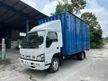 Recon Unregistered Original 17 Kaki Isuzu NPR75 Container Box For Sell