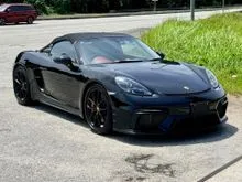 2022 Porsche 718 SPYDER 4.0 (A) FULL ACC , SPORT CHRONO PERFORMANCE RIM EXHUAST PDLS+ LED [GRADE 5A 6,000KM] BIG SALES OFFER