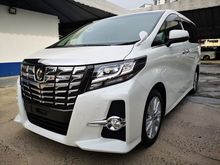 2015 Toyota Alphard 2.5 S,Sunroof ,Can Full Loan,Year End Sale ,Nego until deal