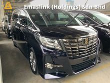 2016 Toyota Alphard 2.5 Type Black Version Surround camera power boot Free gift 3 years warranty Unregistered