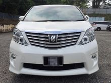 2010 Toyota Alphard 2.4 G 240S Prime Selection MPV ** CAREFUL OWNER... ON TIME SERVICE... LOW MLG... ACCIDENT FREE... CLEAN INTERIOR... WEEKEND USED ONLY **