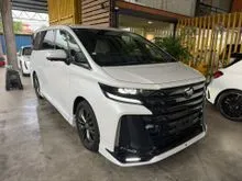 2025 Toyota Vellfire 2.4 Z Premier MPV GR BODYKIT 5A/2800KM NEW CAR CONDITION SUNROOF HUD DIM BSM BROWN INTERIOR