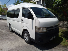 2012 TOYOTA HIACE WINDOW VAN 2.5 D DIESEL TURBO (WHITE/MANUAL)