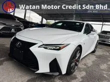 Lexus IS300 2.0 F-SPORT GRADE 5A 9K KM LIKE NEW CAR BLACK INTERIOR 2024 UNREG JAPAN FREE TINTED COATING WARRANTY