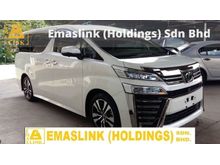 2019 Toyota Vellfire 2.5 ZG 3LED Headlight Sunroof Pre Crash System Surround Camera Local AP