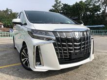 2019 Toyota Alphard 2.5 G S C Package MPV NEW FACELIFT 3 EYES LED LIGHTS