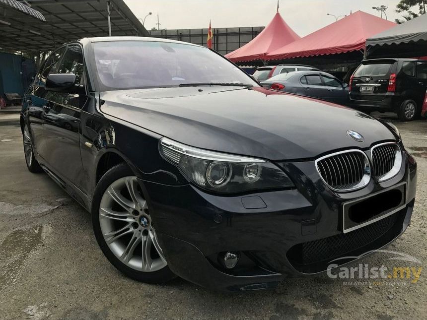 BMW 525i 2007 Sports 2.5 in Selangor Automatic Sedan Black for RM 62,800  3256993  Carlist.my