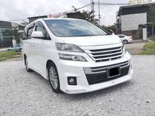 2012 Toyota Vellfire 2.4 Z G Edition MPV
