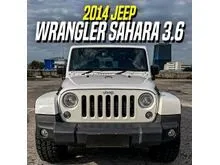 2014 Jeep Wrangler 3.6 Sahara Unlimited 4 Door SUV JK White on Black Putih Pentastar 4-Door