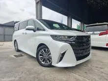2024 Toyota Alphard 2.5 Z Grade 4.5 Sun Roof 4Cam360View PCS LTA BSM DIM Advance Drive Display Audio Roof Leather Seat Power Boot Side Step Unregister
