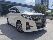 2017 Toyota Alphard 2.5 SA TYPE BLACK MPV