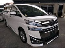 TOYOTA Vellfire 3.5 VL, FULL SPEC, 2018 NEW MODEL, MONDELISTA BODYKIT, 18 UNREGISTER