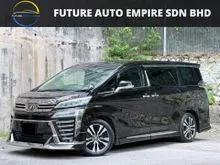 2018 Toyota Vellfire 2.5 ZG MPV / MEMORY SEAT / POWER BOOT / ALPINE ROOF MONITOR