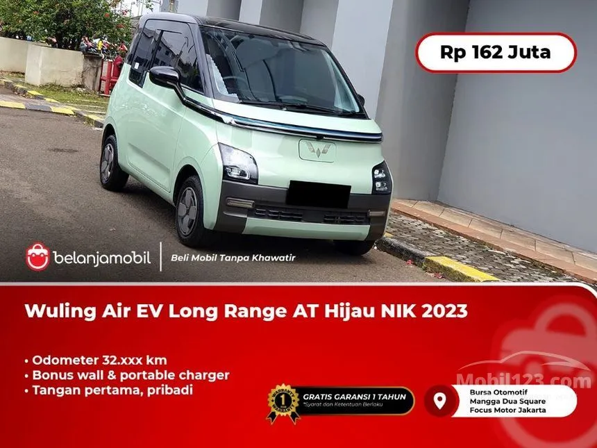 Jual Mobil Wuling Air EV 2023 Long Range di DKI Jakarta Automatic Hatchback Hijau Rp 162.000.000