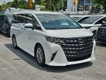 OFFER UNREG 2023 Toyota Alphard 2.5 Z MPV WHITE/ROOF MONITOR/SIDE STEP/SUNROOF/ADVANCE DRIVE/BSM/FREE 6 YEAR WARRANTY/PROCESSING FEE RM1350