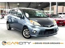 Y 2013 Perodua Alza 1.5 EZi MPV PREMIUM HIGH SPEC ONE OWNER TIPTOP CONDITION