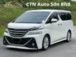 Used 2016 TOYOTA VELLFIRE 2.5 Z A EDITION MPV / FREE WARRANTY / 7 SEATER / 2 POWER DOOR / POWER BOOT / 360 CAMERA / MODELISTA BUMPER / AUDROID PLAYER