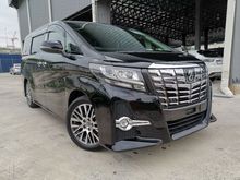 2017 Toyota Alphard 2.5 SC PRECRASH BLACK OFFER UNREG