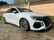 Recon 2022 Audi RS3 2.5 Sedan QUATTRO B&O SOUND SYSTEM AMBIENT LIGHT 1XXX KM LOW MILEAGE JAPAN UNREG RECON