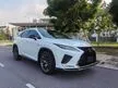 Recon 2021 Lexus RX300 2.0 F Sport 3 Yrs Warranty,FOC Tinted,FOC Coating,Full Spec,4 LED,Panoramic Roof,Rear Electric Seat,Black Seat,Surround Camera,BSM