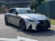2023 ORI 7K KM MARK LEVINSON SOUND BLACK INT DIGITAL METER 360CAM BSM APPLE CAR PLAY PRE CRASH Lexus IS 300 2.0 F Sport UNREG IS300
