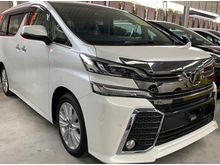 2016 Toyota Vellfire 2.5 Z UNREG