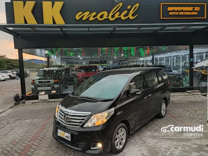 Jual Mobil Toyota Alphard 2012 X 2.4 di Jawa Timur Automatic MPV Hitam Rp 258.000.000