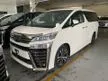 Recon 2019 UNREG Toyota Vellfire 2.5 (A) Z G Edition MPV NEW FACELIFT SUNROOF MOONROOF PILOT SEAT WITH 5 YEAR WARRANTY
